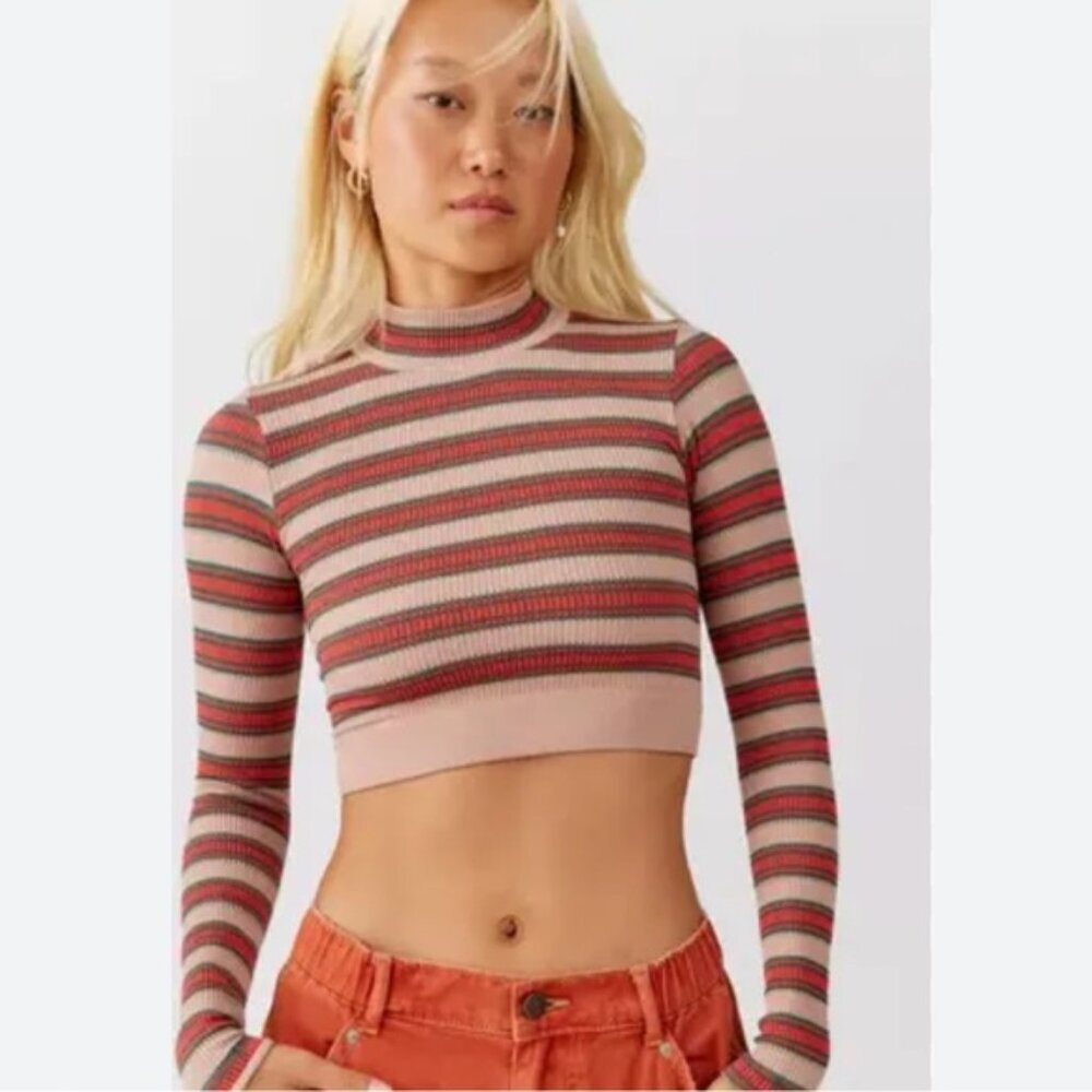 Urban Outfitters Out From Under Dominique Mock-Neck Top M/L